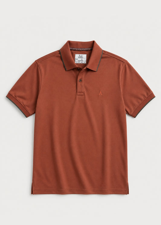 Sky Walk Camiseta Tipo Polo para Hombre 7731140100D9MARRON
