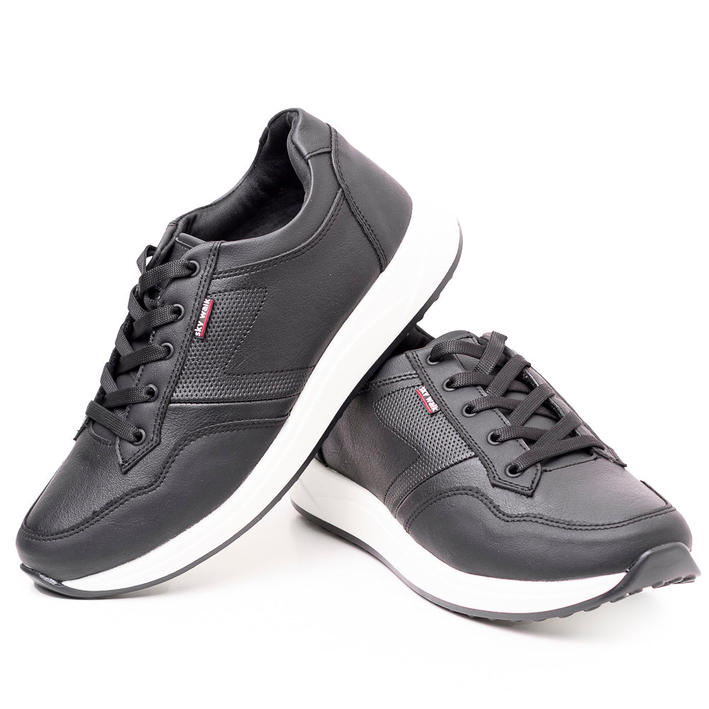 Sky Walk Tenis Urbanos Casuales para Hombre 6631042582NEGRO