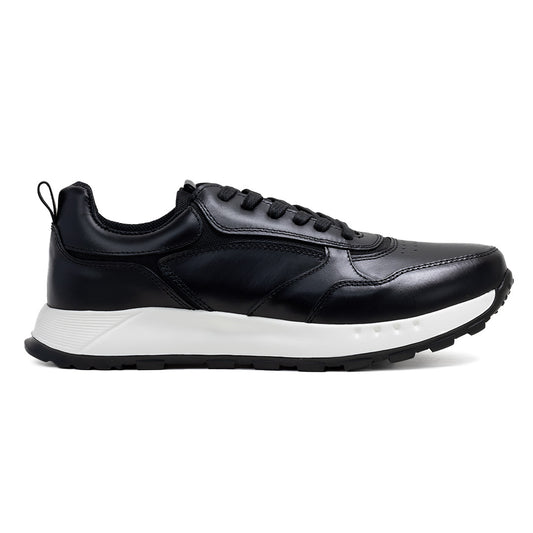 Sky Walk Tenis Urbanos en Cuero para Hombre 663106BOSSNEGRO