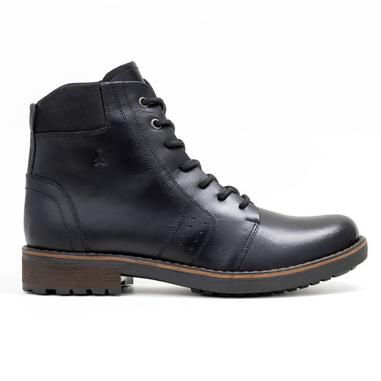 Sky Walk Botas Cuero Hombres 663106BROOCKYN NEGRO