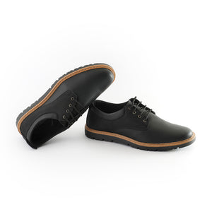 Skywalk Zapatos Casuales de cuero Para Hombres 6631111612Negro