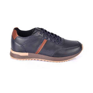 Sky Walk Tenis Casuales de cuero Hombre 66311160AZUL