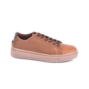Sky Walk Tenis Casual de cuero Para Hombre 66311162MIEL