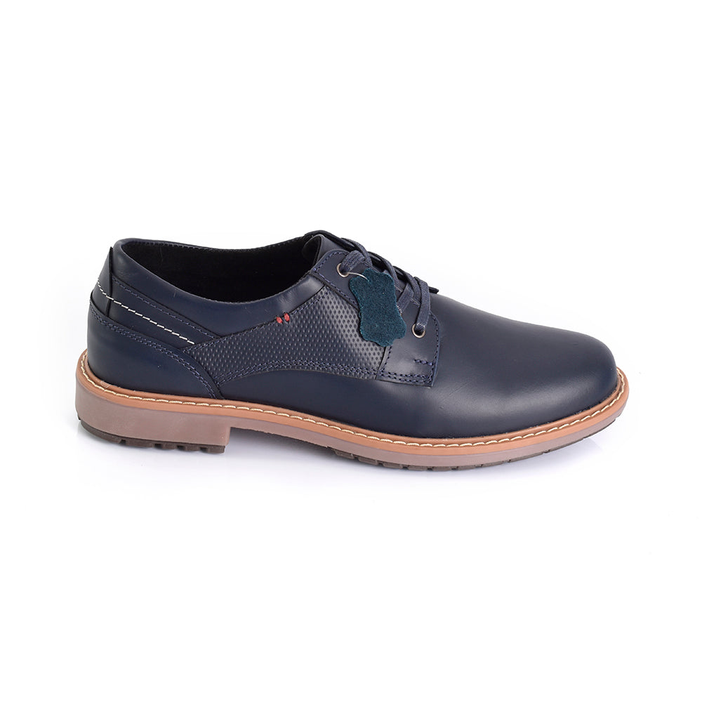 Sky Walk Zapatos Casual en cuero para Hombre 66311176AZUL