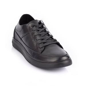 Sky Walk Tenis Casual de Cuero Caballero 66311178NEGRO