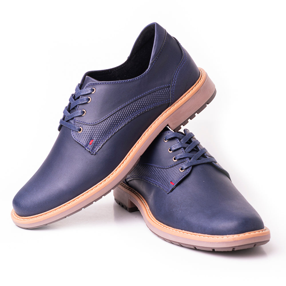 Sky Walk Zapato Cordon en Cuero Para Caballero 66311193AZUL