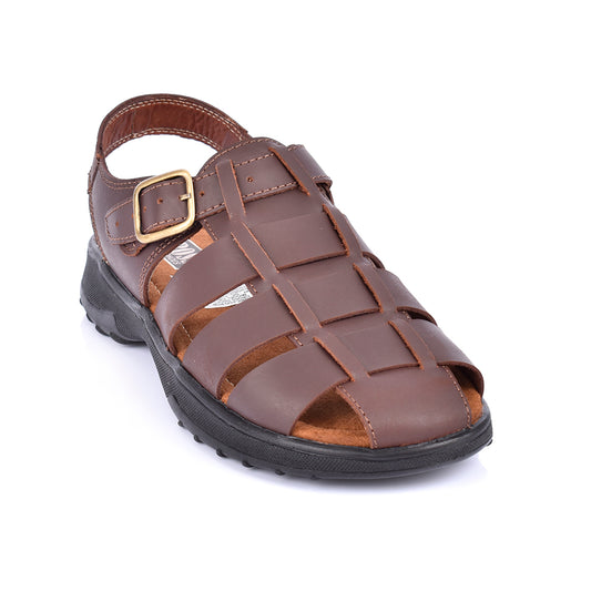 Sky Walk Sandalias Cuero Para Hombre 663117071CAFE