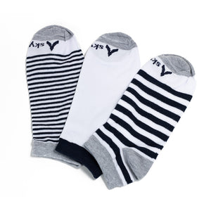 Sky Walk Medias Para Hombre 772105TRIPACKRAYAS AZUL