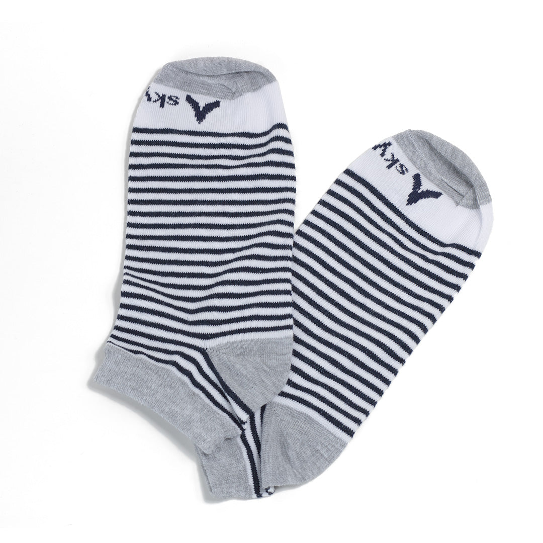 Sky Walk Medias Para Hombre 772105TRIPACKRAYAS AZUL