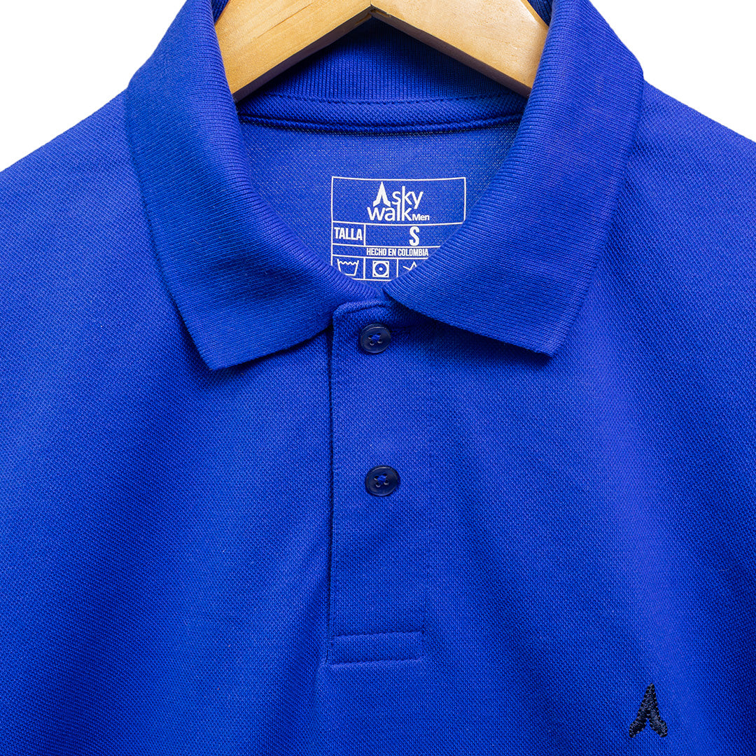 Sky Walk Camiseta Tipo Polo para Hombre 773107SKWSAZUL