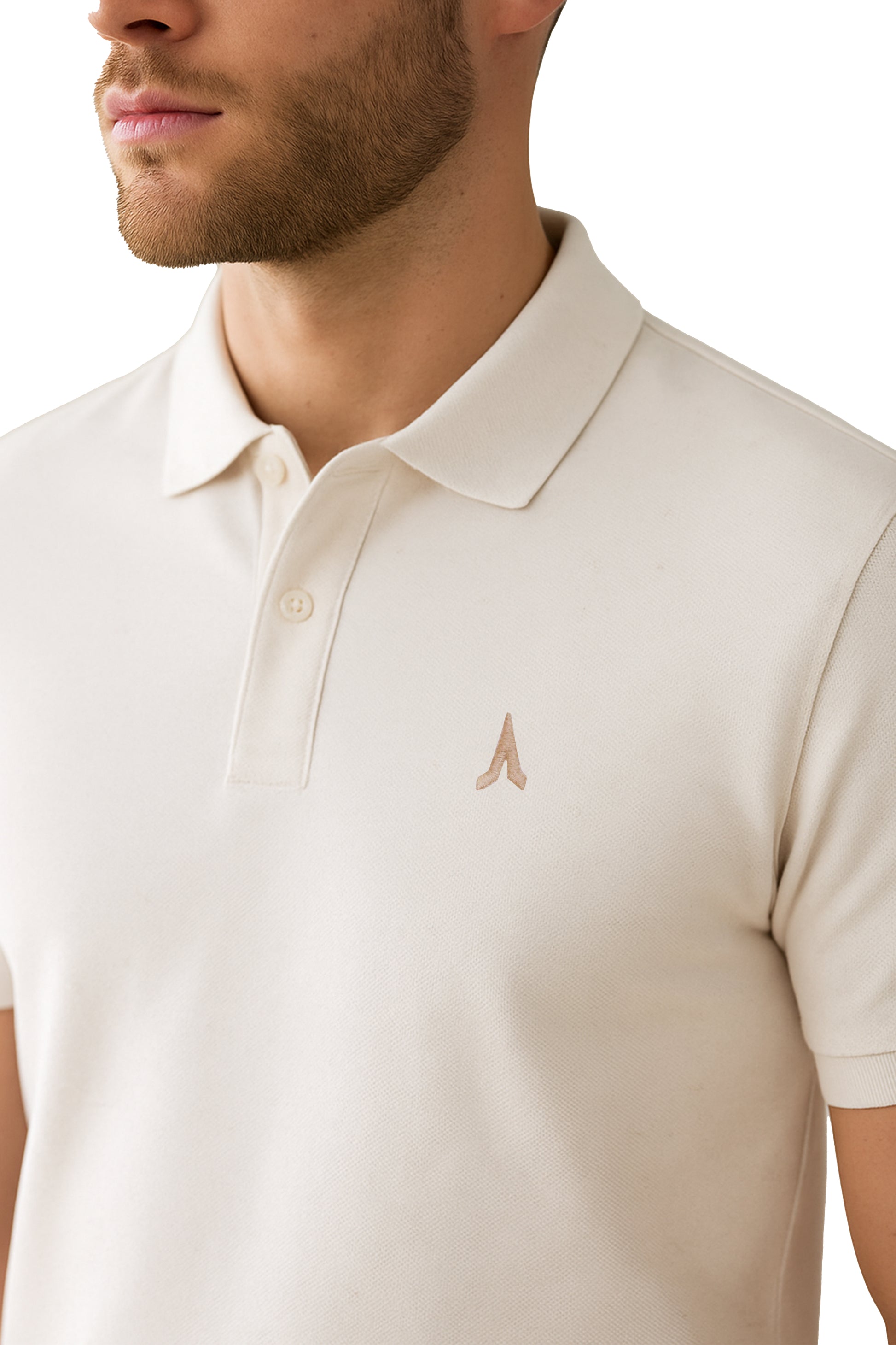 Polo de hombre 7731140100D2BEIGE