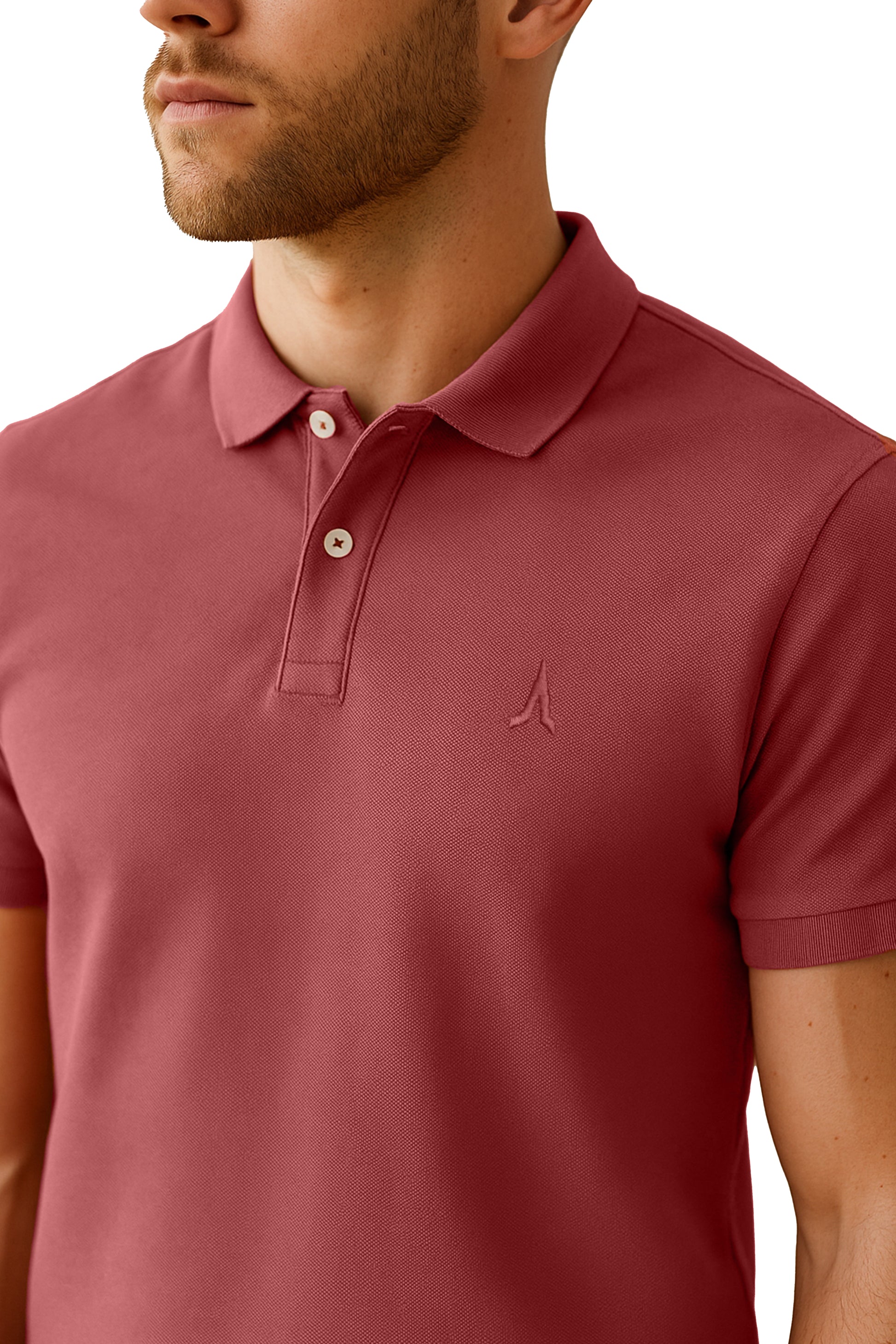 Polo de hombre 7731140100D5LADRILLO