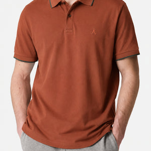 Sky Walk Camiseta Tipo Polo para Hombre 7731140100D9MARRON