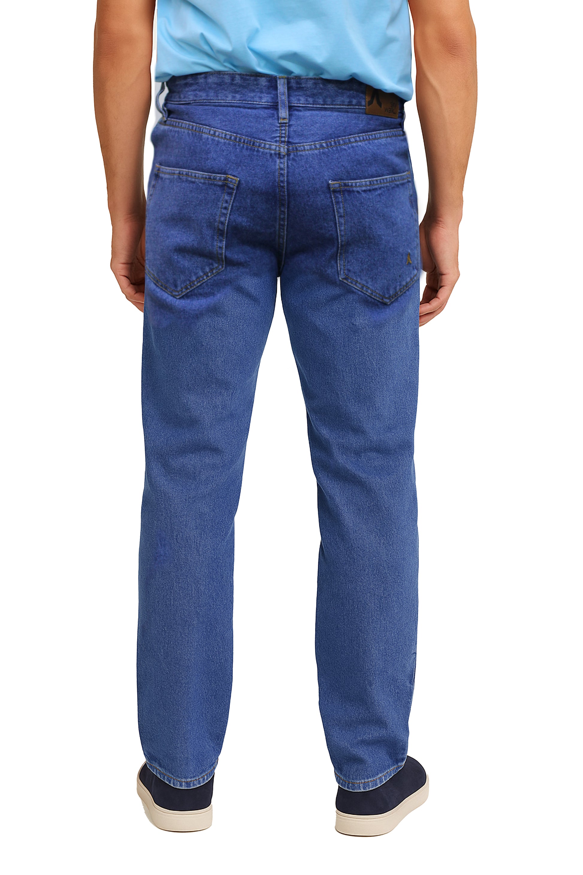 Jean regular fit tiro medio 7731485059AZUL