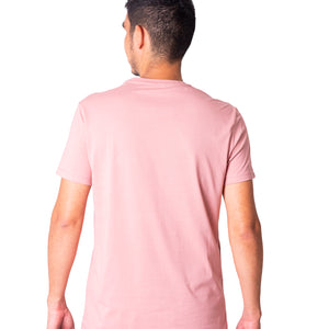 Camiseta regular fit manga corta de hombre 773C107230281ROSADO