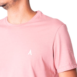 Camiseta regular fit manga corta de hombre 773C107230281ROSADO