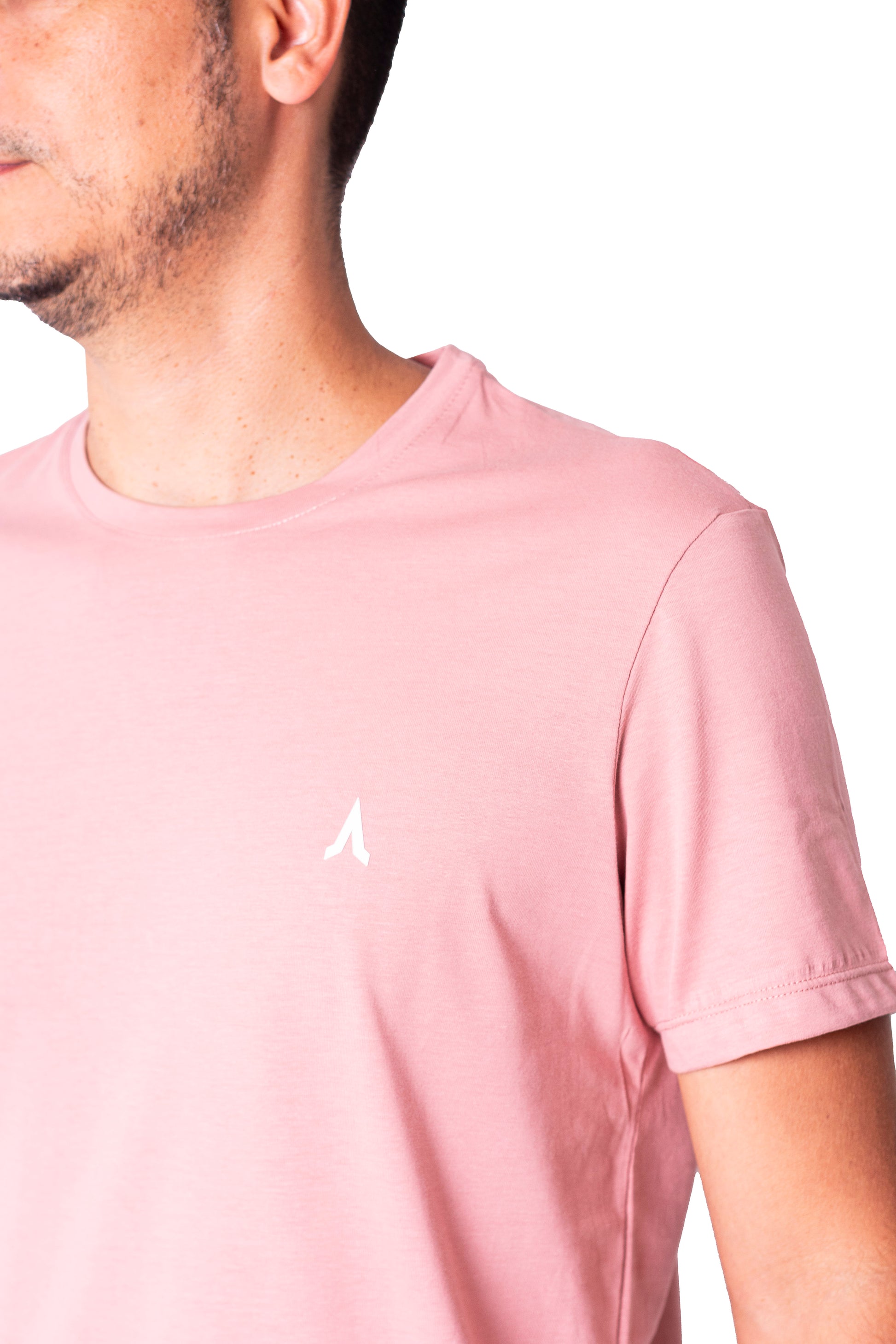 Camiseta regular fit manga corta de hombre 773C107230281ROSADO
