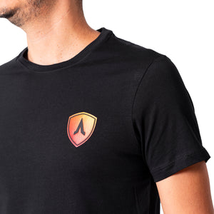 Camiseta regular fit manga corta de hombre 773C107230283NEGRO