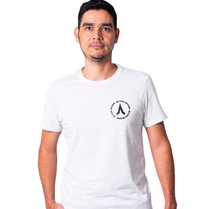 Camiseta regular fit manga corta de hombre 773C107230201BLANCO