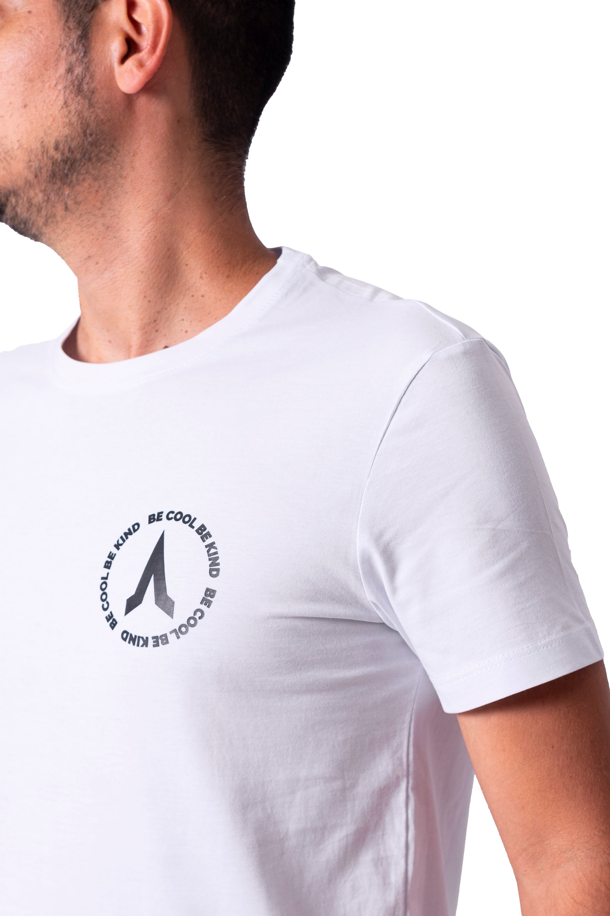 Camiseta regular fit manga corta de hombre 773C107230201BLANCO