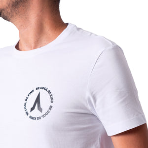 Camiseta regular fit manga corta de hombre 773C107230201BLANCO