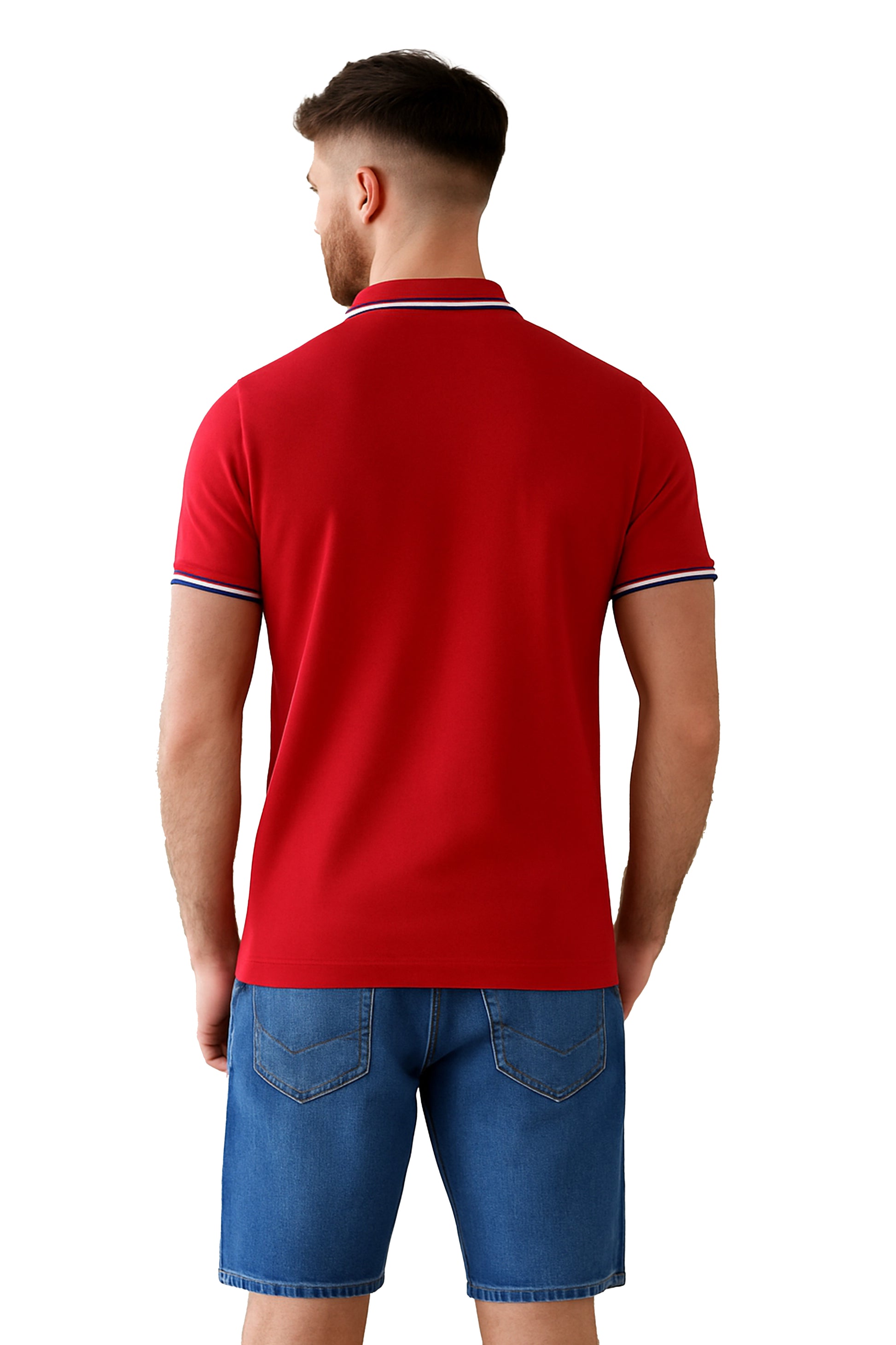 Polo de hombre 7731140100D3ROJO