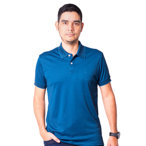 Polo de hombre 7731140100D1CELESTE