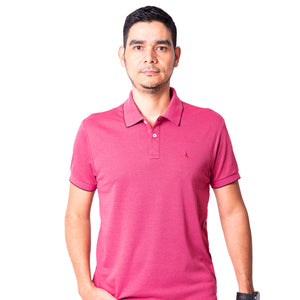 Polo de hombre 7731140100D1ROSADO