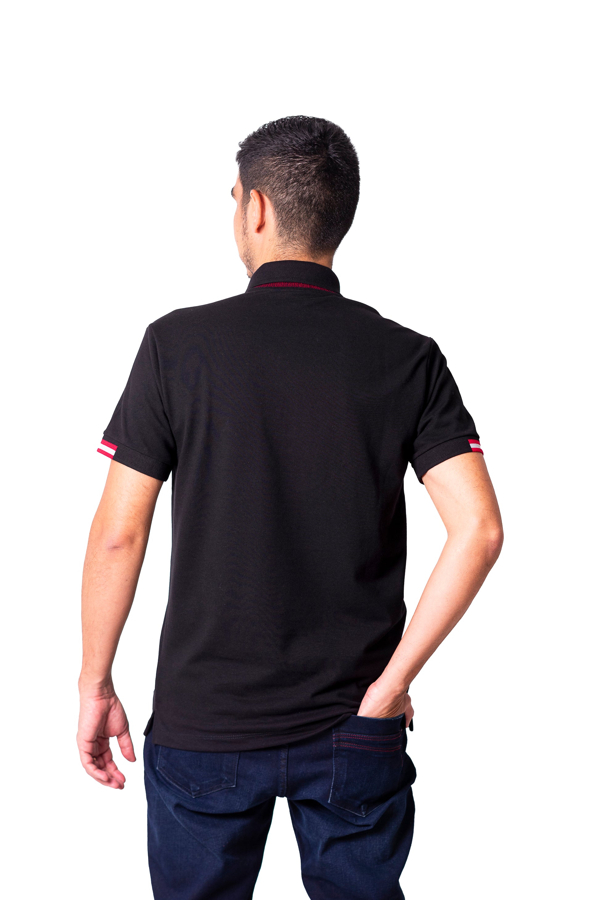 Polo de hombre 7731140100D3NEGRO