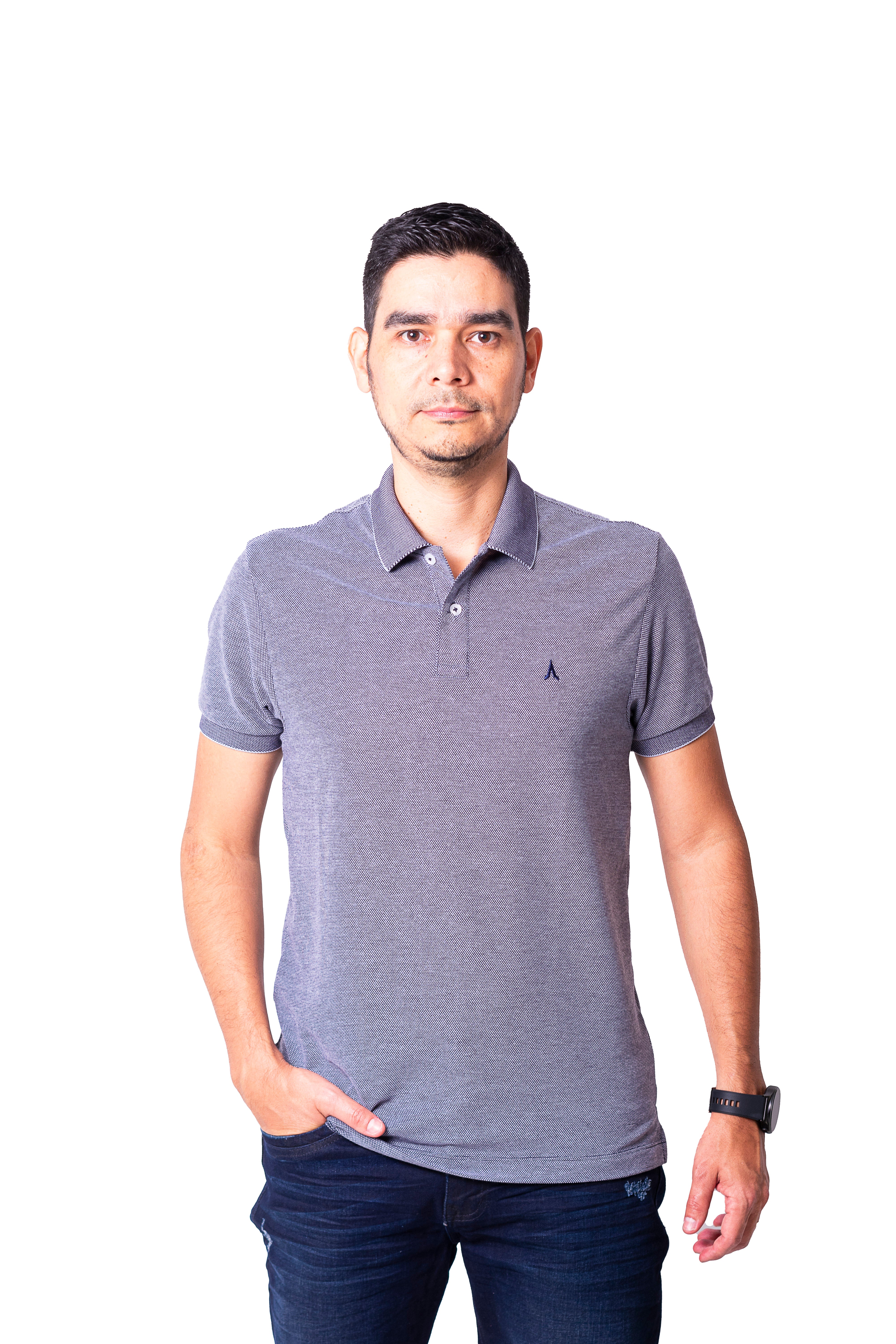Polo de hombre 7731140100D2INDIGO