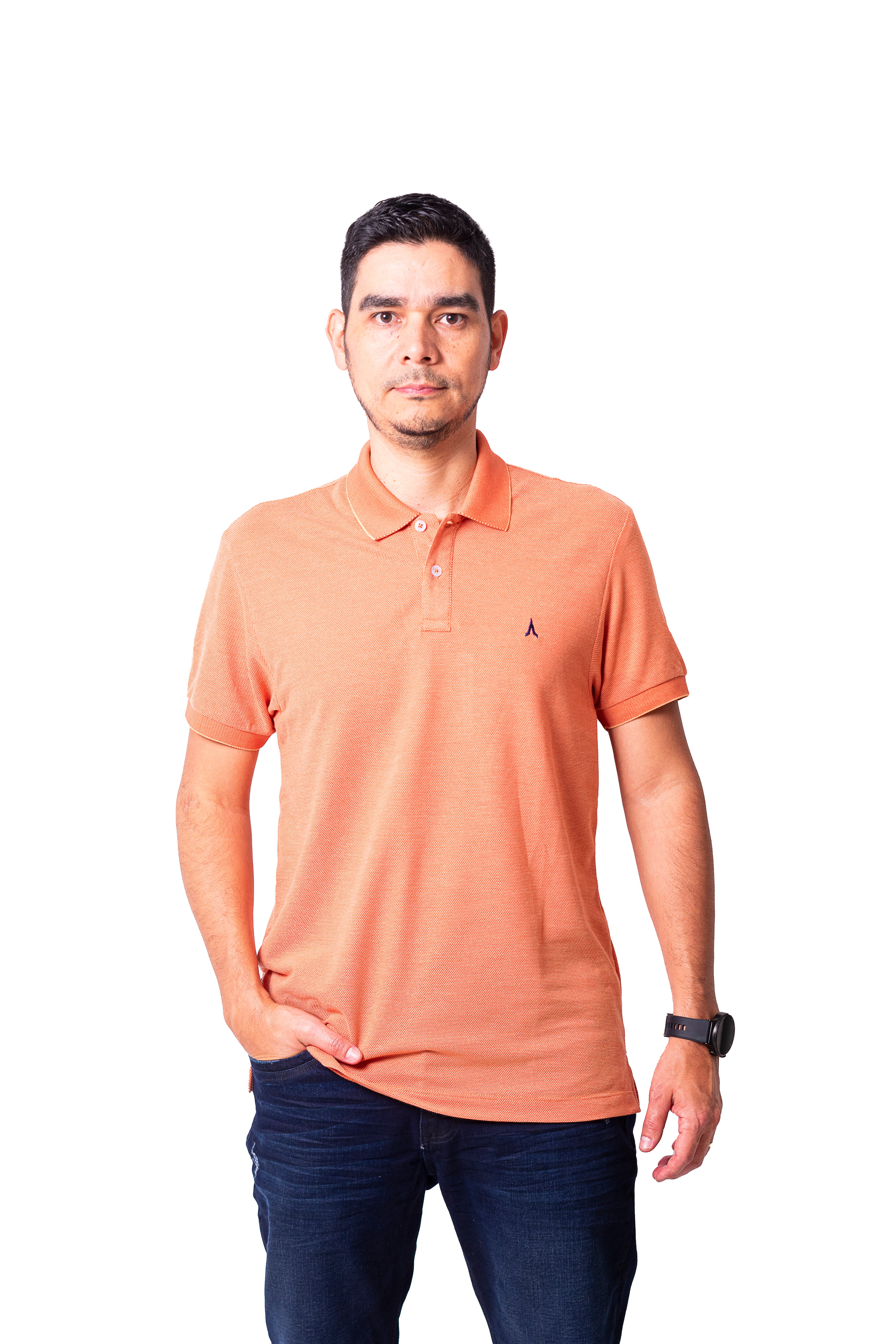 Polo de hombre 7731140100D2NARANJA