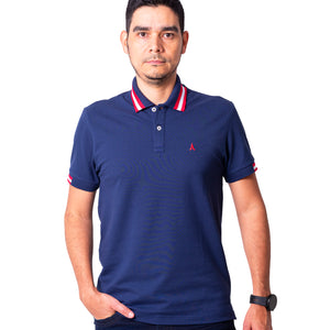 Polo de hombre 7731140100D3AZUL