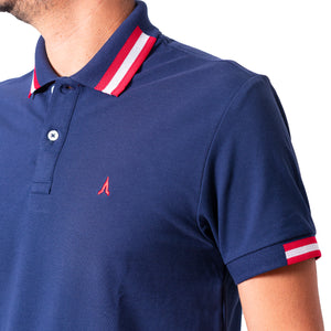 Polo de hombre 7731140100D3AZUL