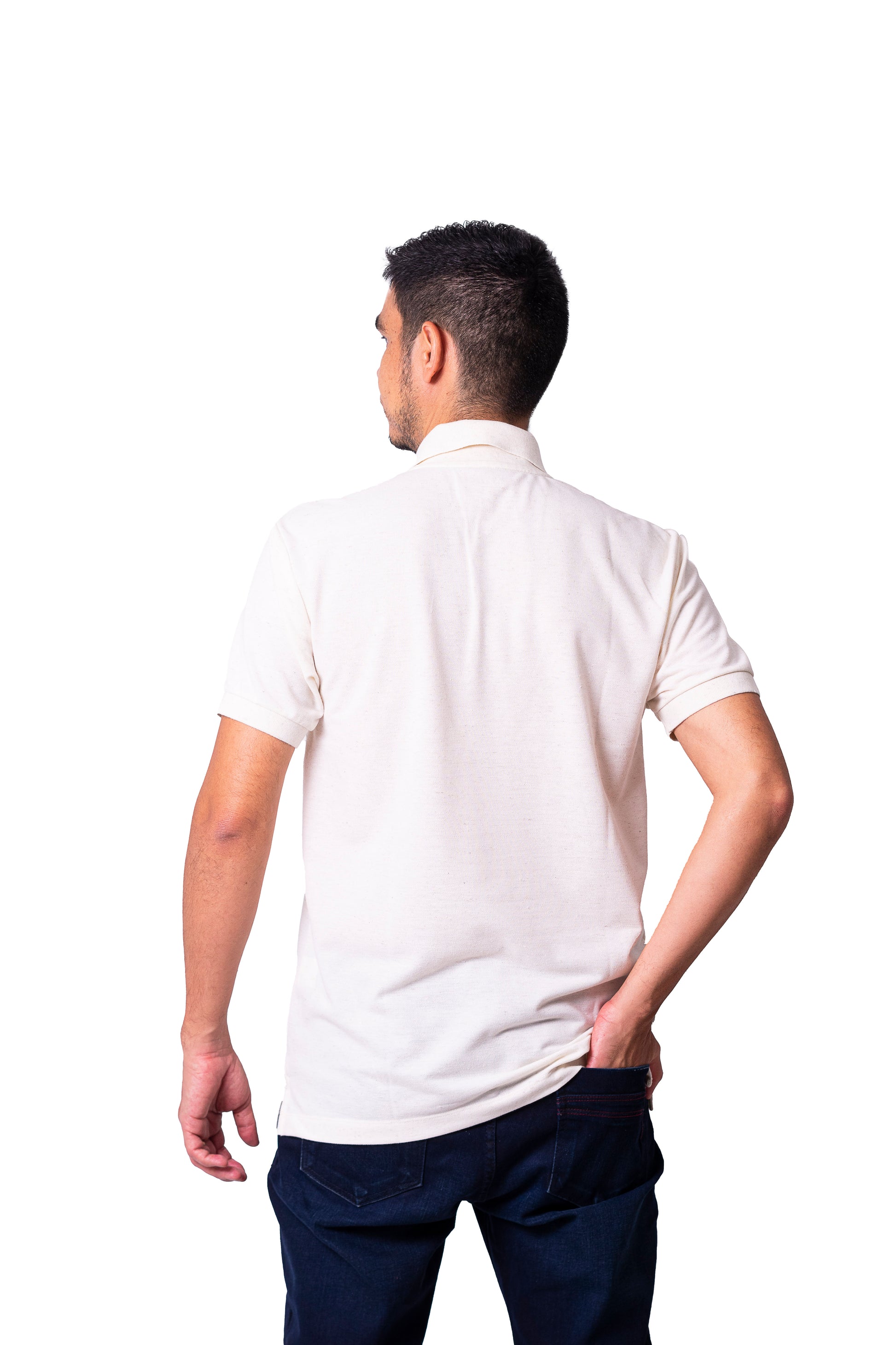 Polo de hombre 7731140100D2BLANCO