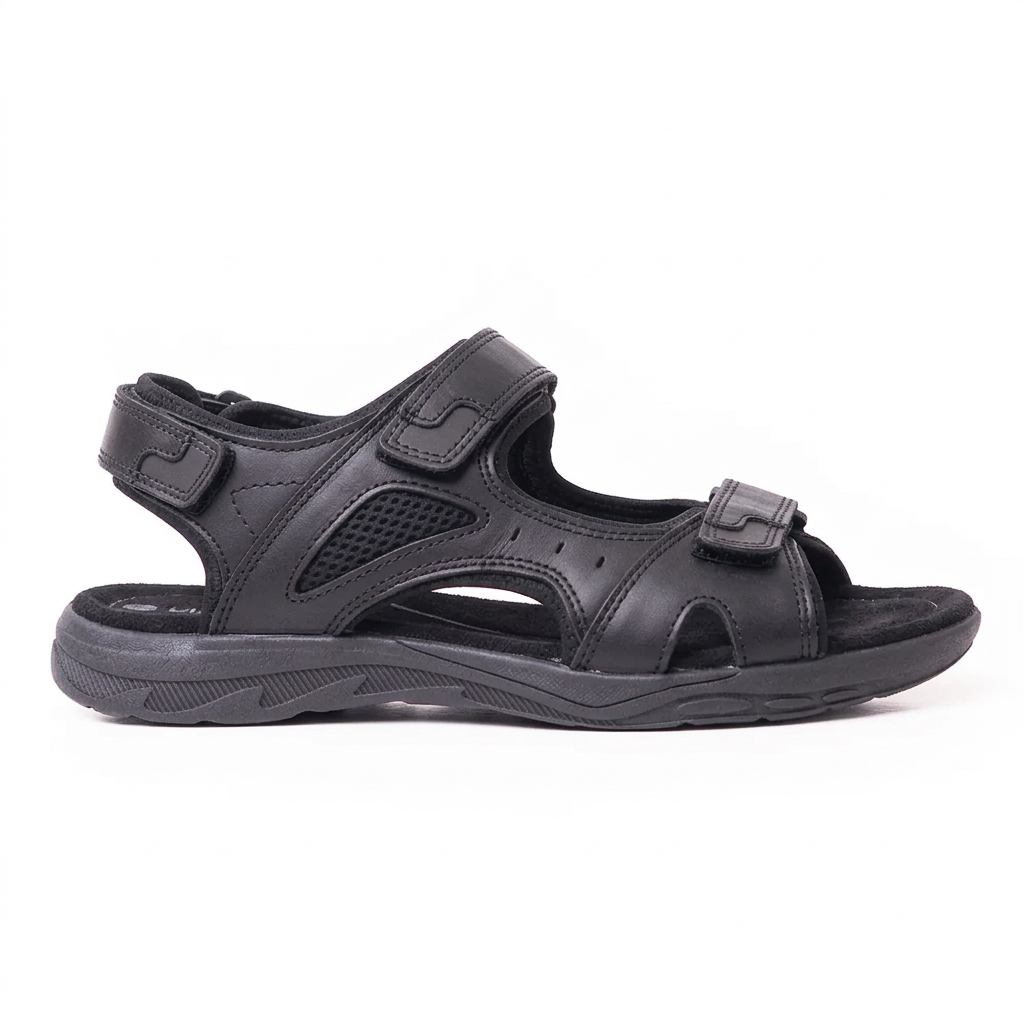 Skywalk sandalia en Cuero para Hombre 663151430NEGRO