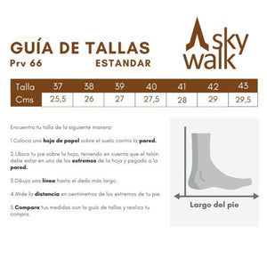 Sky Walk Sandalia Plana Hombres 6631372260-812NEGRO