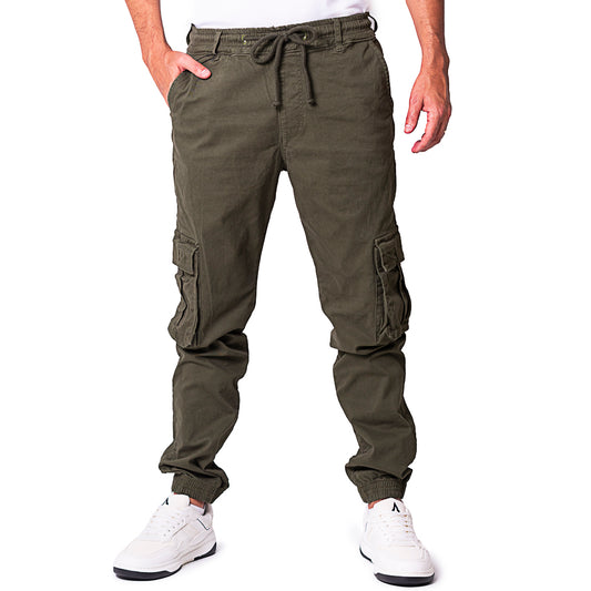 Pantalón cargo Regular Fit 7731431437-3VERDE
