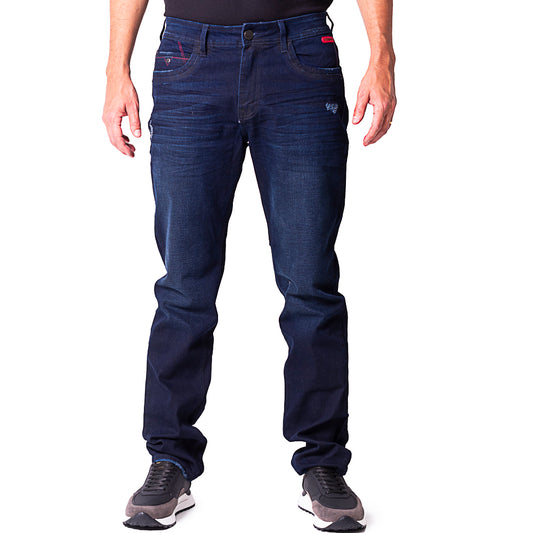 Jean regular fit tiro medio 1431415AZUL